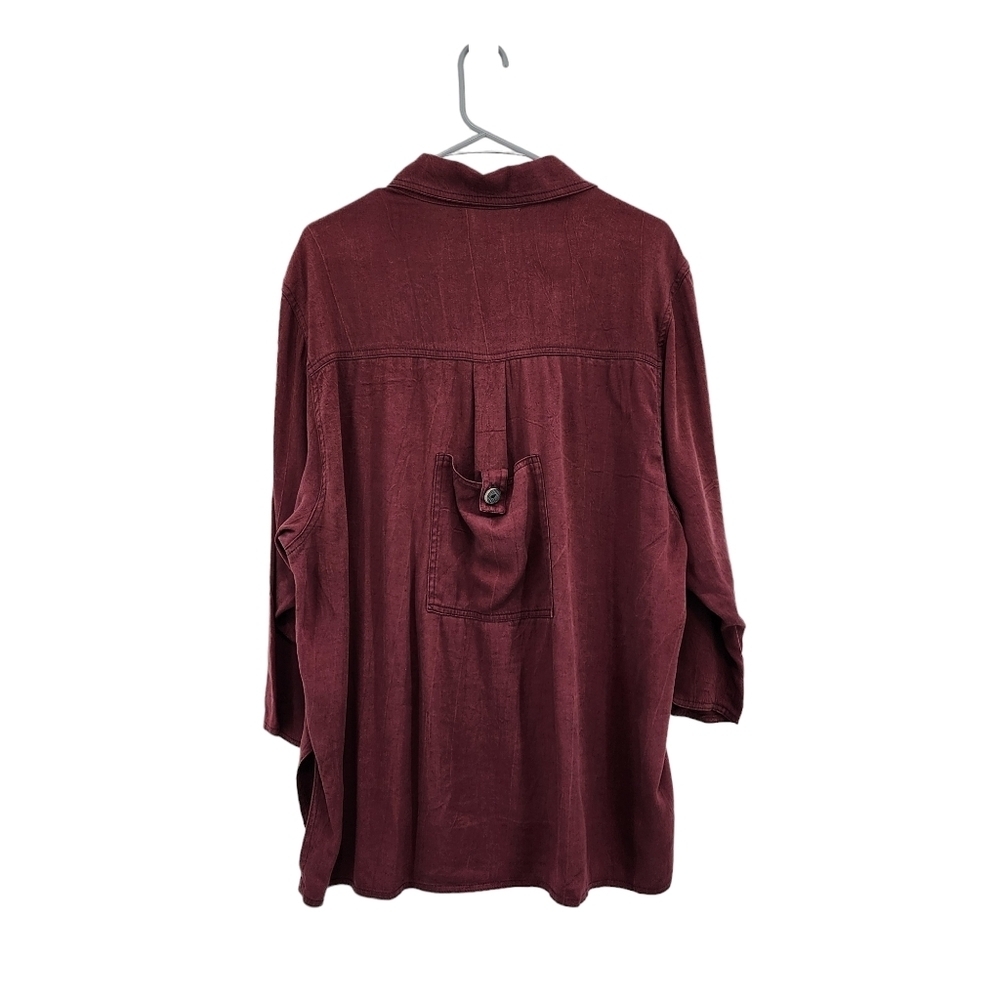 Bodil Women's Buttoned Pockets Button Down Shirt - 1 - Picture 6 of 8